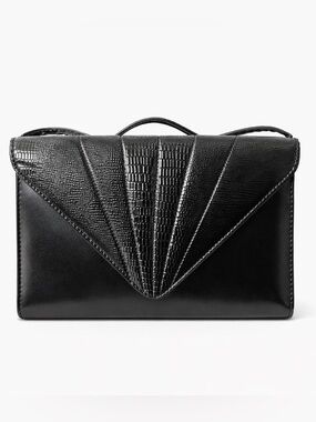 Vintage 80’s Stocko Textured Leather Shoulder Bag